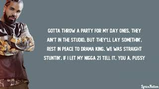 Drake Ft 21 Savage - Jimmy Cooks (lyrics)