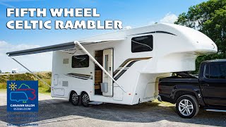 Presentation of the outstanding caravan, the Celtic Rambler - made in the UK