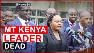 Breaking News! Popular Mt Kenya Politician Announced dead| News54