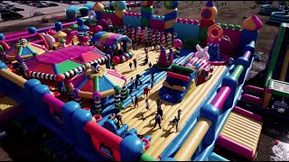 The World’s Largest Inflatable Bounce House | The Big Bounce America | Grand Prairie, TX