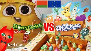 БОНСТИКИ 3 vs СТИКИЗЫ ОВОЩИ И ФРУКТЫ | BONSTICKS 3 БОНСТИКИ 3 STIKEEZ 2017 | Батл коллекций 2017 г.