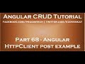 Angular httpclient post example