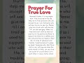 Prayer for true love - Best Prayer For Finding A Life Partner #jesuslovesyou #faith #shorts