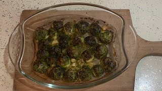 Roasted brussel sprouts / Lakra brukseli ne furre.