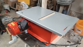 Hegner TWS-230 Drum Sander unboxing and test