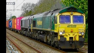 A Couple Of Freight Trains At Cholsey - Saturday 27th April 2019