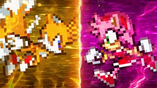 Tails VS Amy (pivot sprite battle)