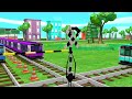 【踏切アニメ】あぶない電車 9 train crossing 🚦 fumikiri 3d railroad crossing animation 1