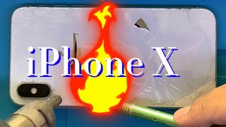 របៀបប្តូរខ្នងក្រោយ​  iPhone X | how to replace Back cover | iPhone X |