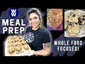 WHOLE FOOD WW MEAL PREP - PB OATMEAL CUPS - FRENCH ONION MEATLOAF & LEMON BLUEBERRY COOKIES