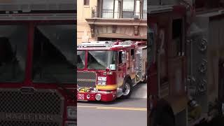 Hazleton City Engine 2 EMS Assist Cold Response #firetrucksresponding #firedepartment #rescue #fire