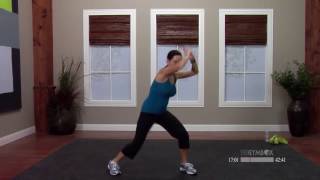 Kickbox workout at home with Dana - 60 Minutes