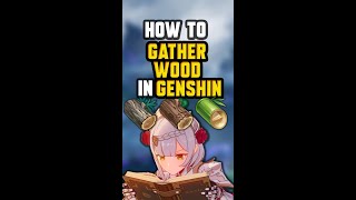 HOW TO FARM WOOD 🌳 | Genshin Guide #genshinimpact #shorts
