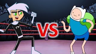 Danny Phantom vs Finn the Human - Cartoon Rap Battles (Adventure Time)