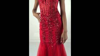 Red Mermaid Prom Dress 5908