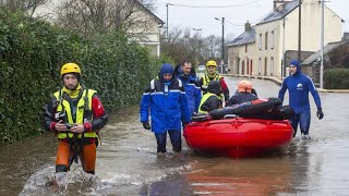 Western France and Ireland among European countries hit by severe weather