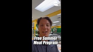Free summer meals for students