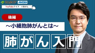 【肺がん】肺がん入門～小細胞肺がんとは～＜後編＞｜いきる「みかた」を見つけるオンラインセミナー「肺がん入門～基礎から小細胞肺がんまで～」