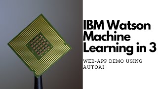 Watson Machine Learning web-app demo using AutoAI