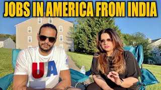 HOW TO GET JOB IN AMERICA FROM INDIA IN HINDI Jobs for Indians in USA!! INDIAN VLOGGER