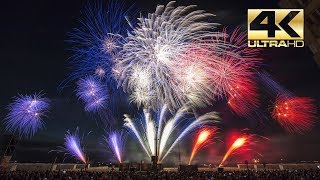 ⁽⁴ᴷ⁾ Int. Fireworks Festival Knokke-Heist 2018: Fantasias - France - vuurwerk Feu d'artifice