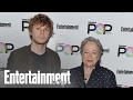 ‘AHS: Roanoke’ Evan Peters & Kathy Bates On Twist & More | PopFest | Entertainment Weekly