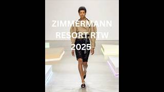 ZIMMERMANN Resort Ready to Wear 2025 Runway. #zimmermann #collection #fashiontrends #runway2025