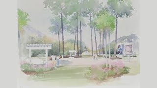 Georgia commissioners to consider reflection area for Ahmaud Arbery Park