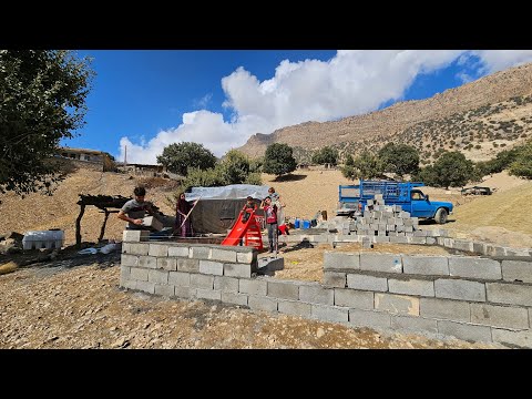Documentary on the life of Iranian nomads: continuing to build in nature as a family
