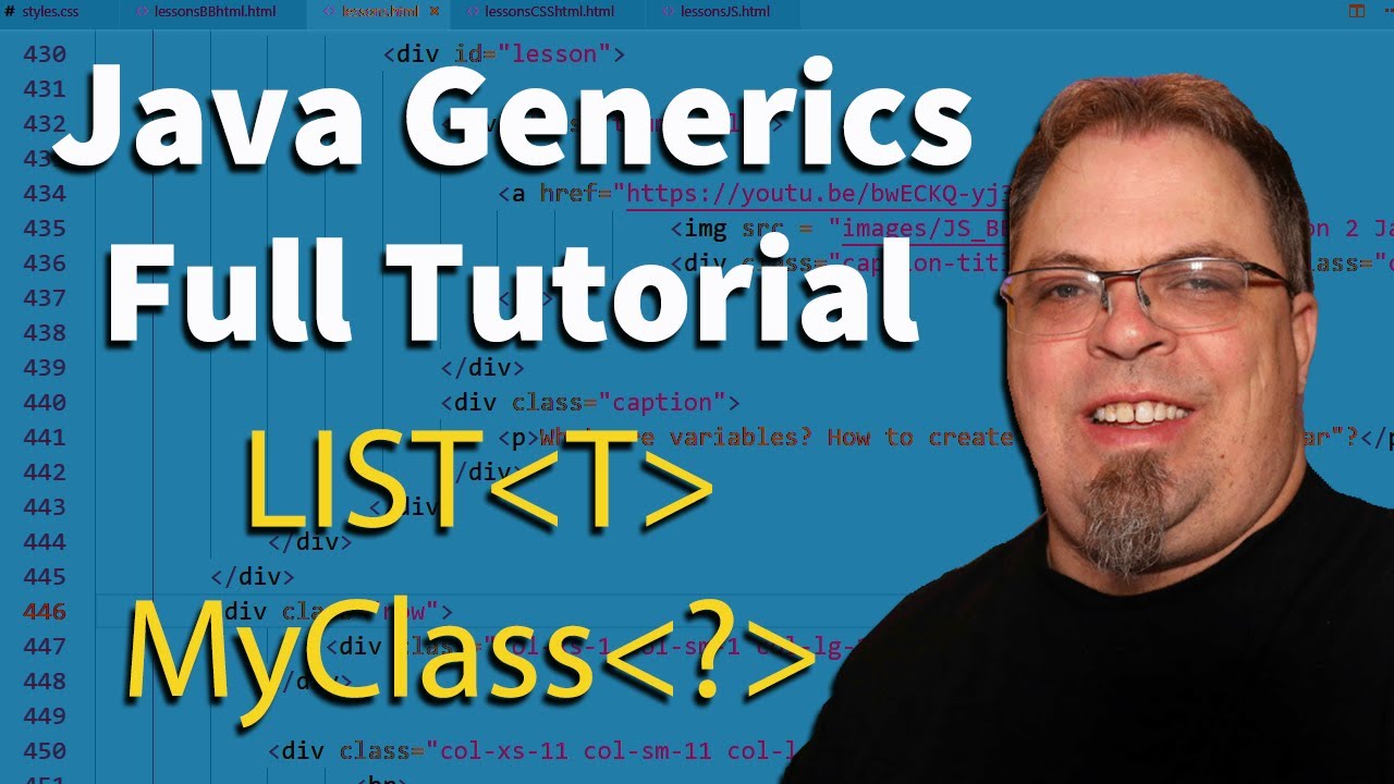Generics In Java Full Simple Tutorial Youtube