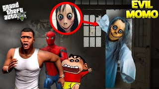 MOMO Attack FRANKLIN and SHINCHAN In GTA 5.. (Horror Mod)