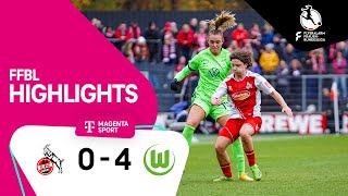 1. FC Köln - VfL Wolfsburg | Highlights FLYERALARM Frauen-Bundesliga 22/23