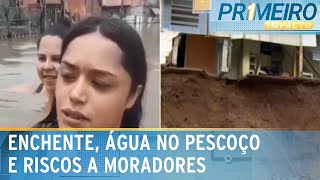 Bairro inundado e água no pescoço: chuva leva calamidade a SP | Primeiro Impacto (03/02/25)