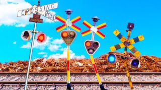 【踏切アニメ】不具合があるふみきりを直してカンカン😂😂😂Reuse of faulty railroad crossings