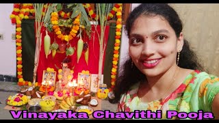 Vinayaka Chavithi pooja at home || Ganapathi pooja || Ganesh Chaturthi || pooja vidhanam 2022...