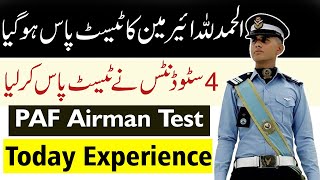 PAF Today Test Experience 2025 | PAF Test Preparation 2025