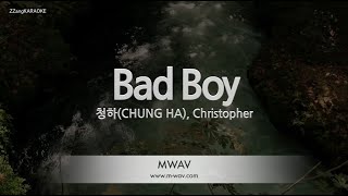 [짱가라오케/노래방] 청하(CHUNG HA), Christopher-Bad Boy [ZZang KARAOKE]