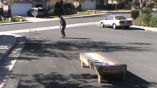 jamies frontside tailslide and fs lipslide