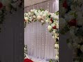 simple and unique stage backdrop wedding decoration ideas DIY #shorts #youtubeshorts #shortvideo