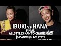 IBUKI(Bad Queen) vs HANA(konami&HANA)  FINAL  / DANCE@LIVE 2017 ALLSTYLES KANTO CHARISMAX