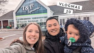 VLOGMAS 20 - OUVERTURE DU SUPERMARCHÉ T\u0026T (ÉPICERIE ASIATIQUE) À MONTRÉAL!