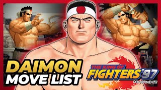 GORO DAIMON MOVE LIST - The King of Fighters '97 (KOF97)