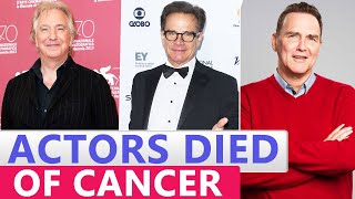 Famous  Actors Who Died of Cancer | Famous Celebrity Death