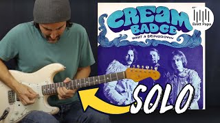 How To Play - Badge Solo - Cream - Guitar Lesson - Blues Soloing