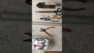 DIY水泥施工-預計使用的工具DIY Cement Construction - Expected Tools