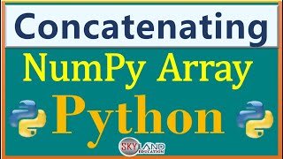 Concatenate Array in python || vstack and hstack function || NumPy Aray for beginners