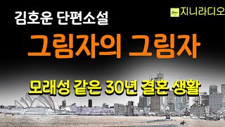 30년 결혼생활의 모래 성 같은 사랑과 출세를 위한 탐욕의 도구로 전락해버린 현대인들의 사랑에 대한 가치/ 김호운'그림자의 그림자'/ 책읽어주는여자/ 지니라디오/ 오디오북