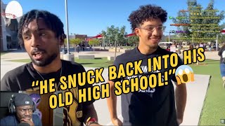Guy Sneaks Back Into His Old Highschool On The 1st Day After Graduating!
