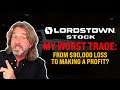 Ride Lordstown Stock - My Worst Trade: From $90,000 Loss To Making A Profit? - Real Life Of A Trader