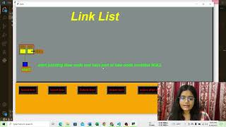 Array linklist by using Python GUI Programming With Tkinter